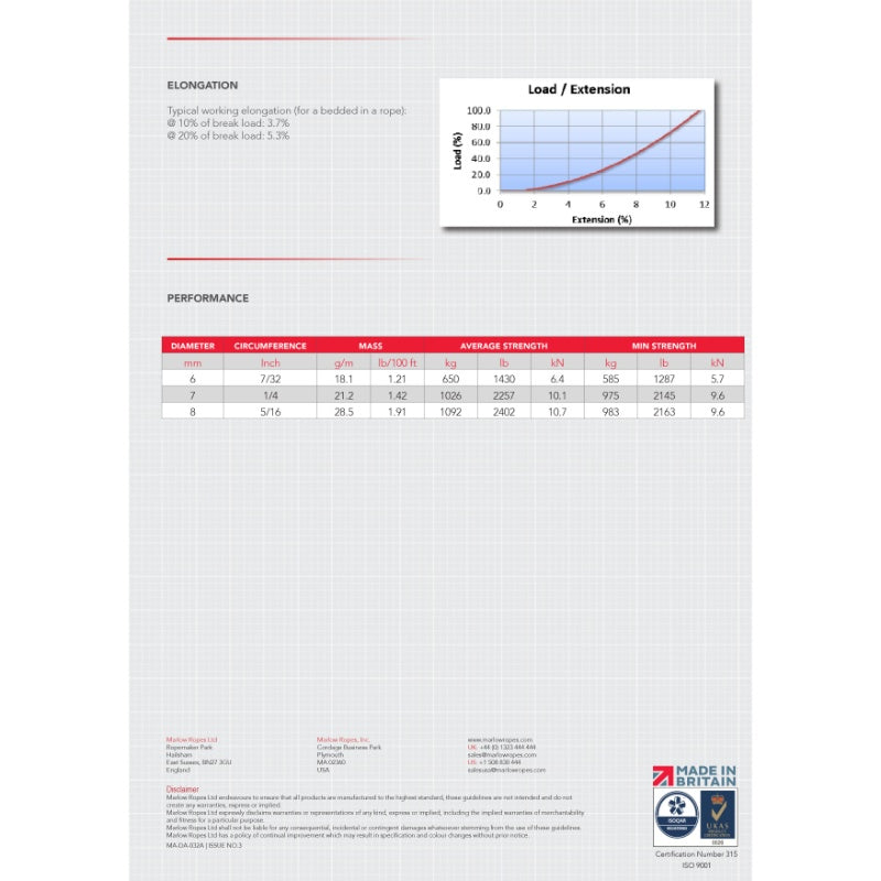 Marlow Excel Marstron Plus Rope