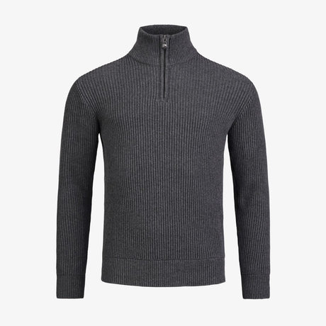 Mons Half Zip, Dk Grey Melange