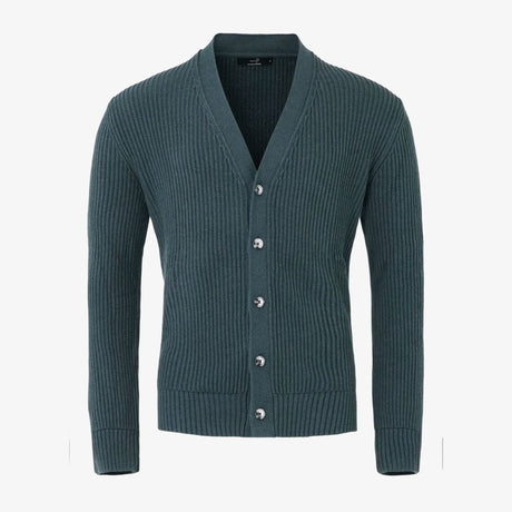 Mons Knitted Cardigan, Deep Blue