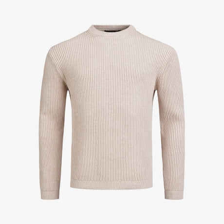 Mons Roundneck LS, Lt Beige melange