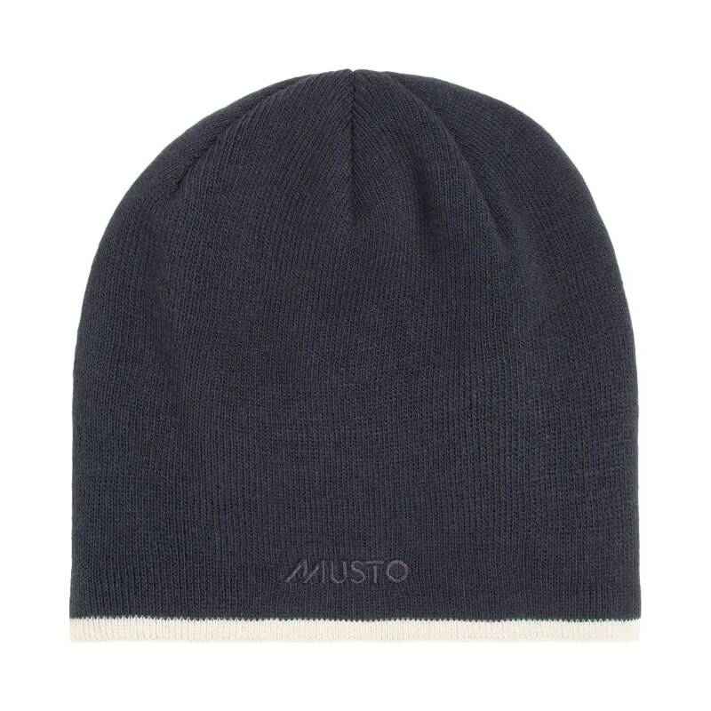 musto-knitted-beanie Navy_1