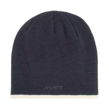 musto-knitted-beanie Navy_1