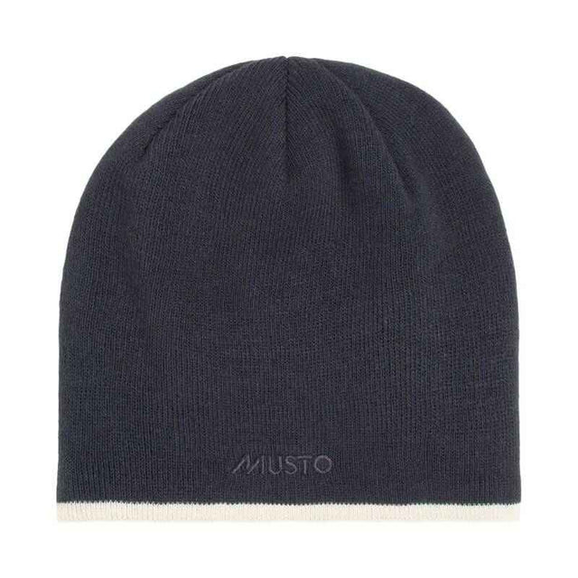 musto-knitted-beanie Navy_1