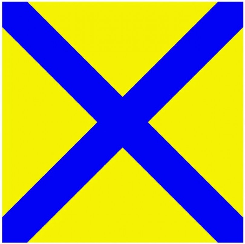 Naval Numeral Flag 5 30x45cm