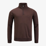 P-Half Zip, Carob Brown