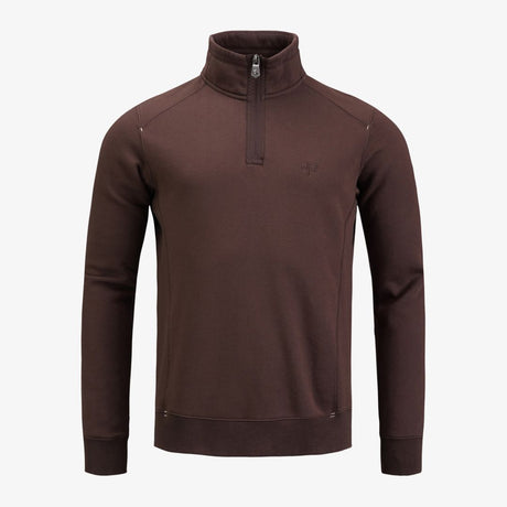 P-Half Zip, Carob Brown