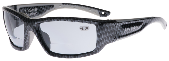 Barz Optics Floater PC Polarised Bifocal Reader +1.50