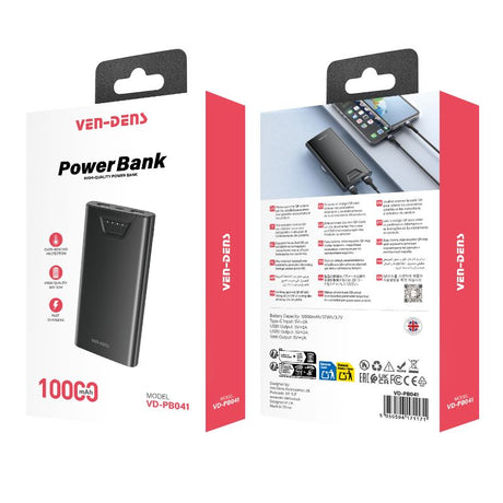 Ven-Dens 10000mAh Powerbank