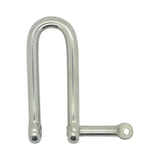 Captive Pin Long D Shackle Stainless Steel