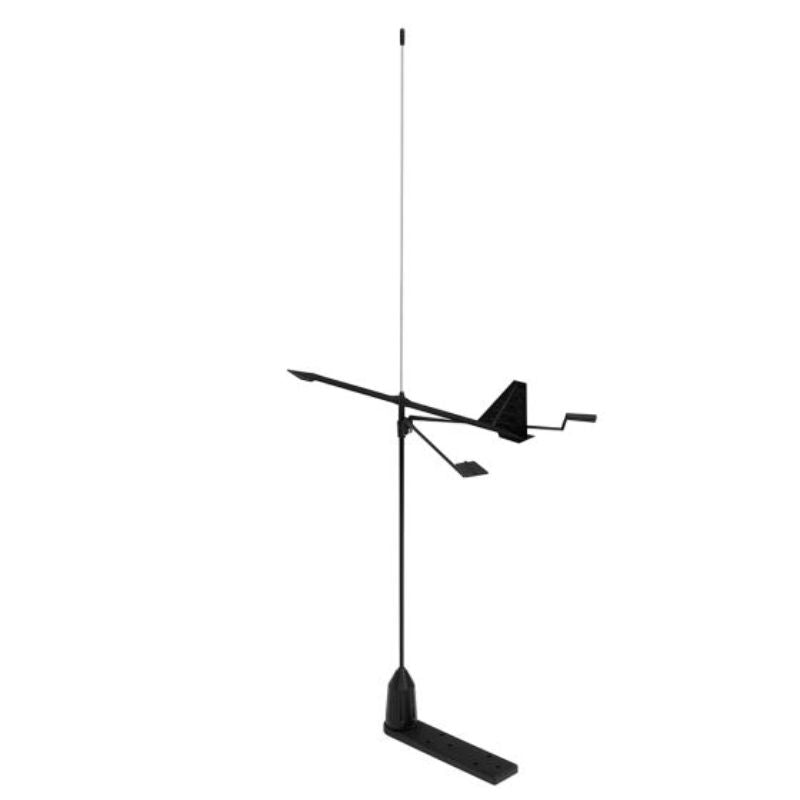 Shakespeare V-Tronix VHF Antenna SS Whip with Hawk Windex