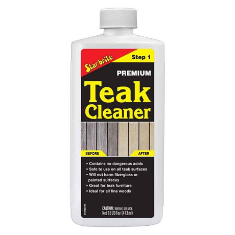 Star Brite Premium Teak Cleaner Step 1