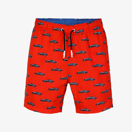 Swim Shorts, Print 1 Red