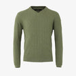 Pelle P Tiller Herringbone V-neck