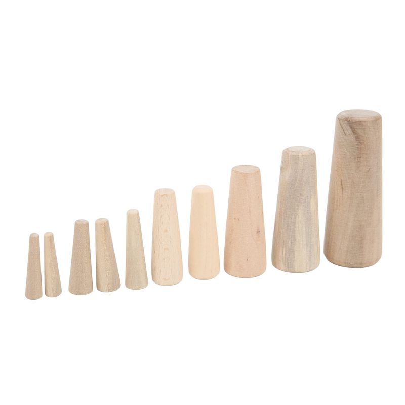 Trem Assorted Wooden Plugs Bungs 8-38mm (10 Pack)