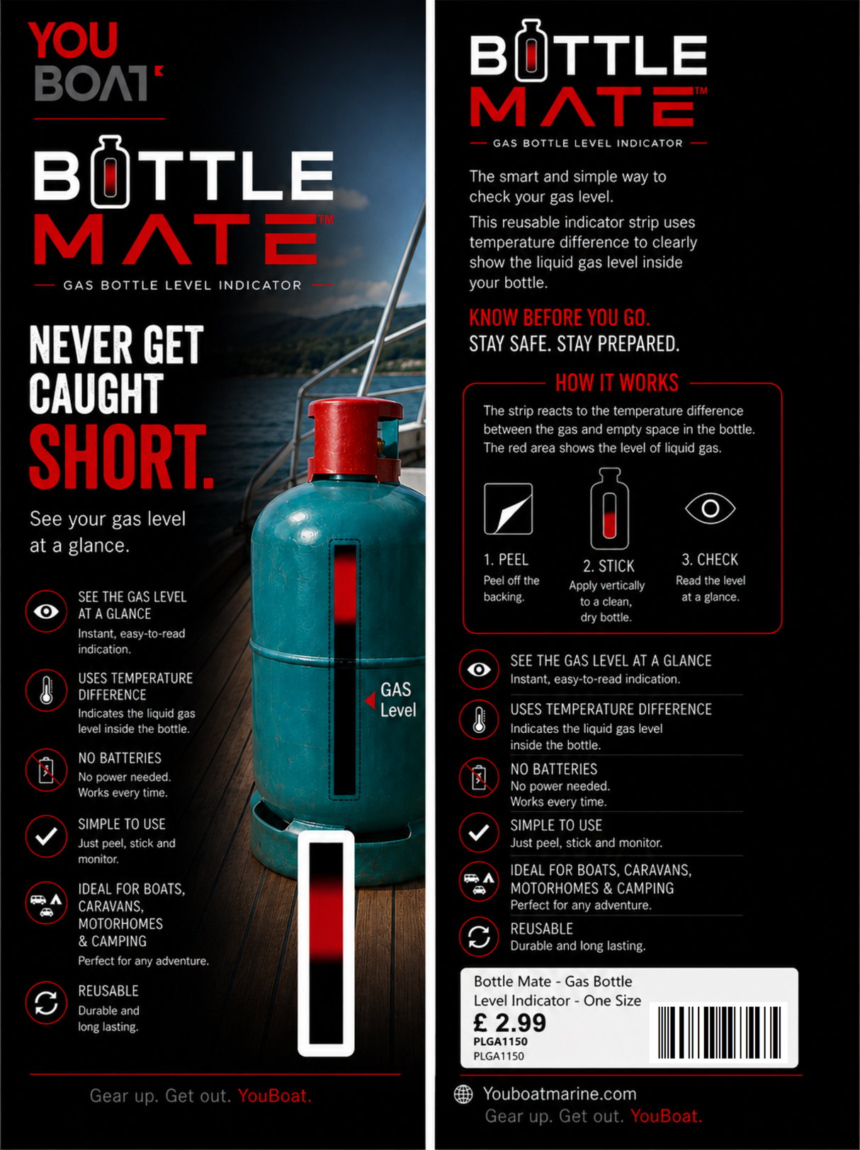 Bottle Mate - Bottled gas level indicator.