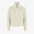 W Alpage Half Zip Sweater, Cream white