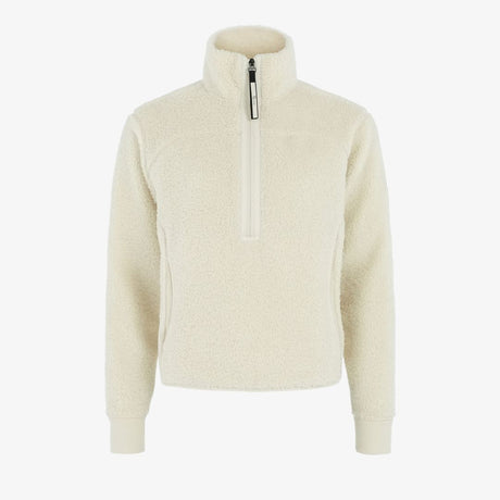 W Alpage Half Zip Sweater, Cream white