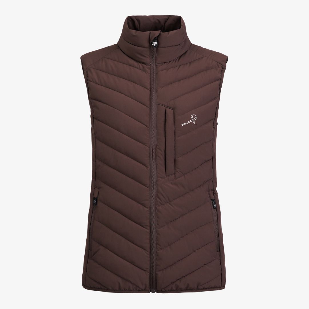 W Arolla Vest, Carob Brown