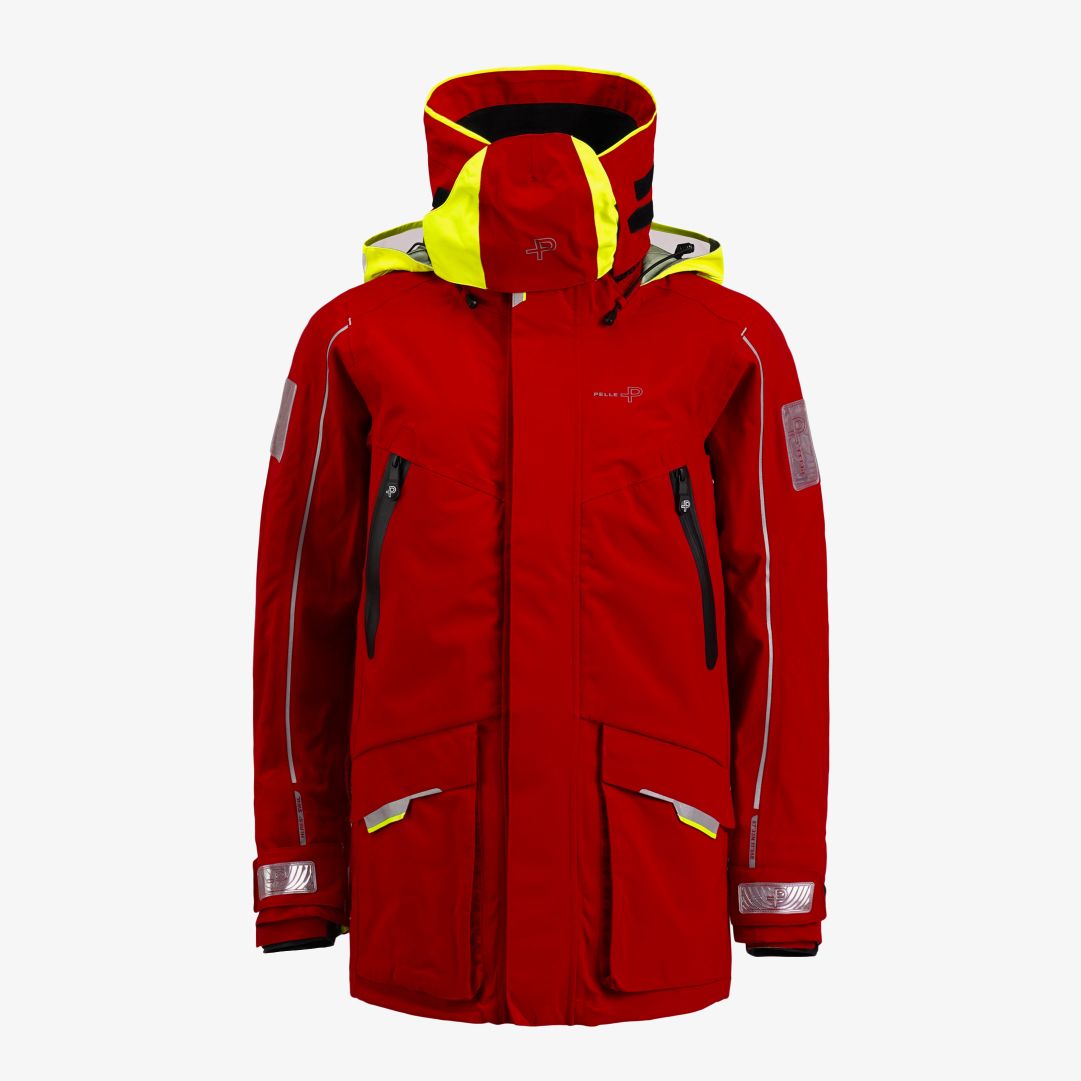 W Defender Offshore Jacket, Race red