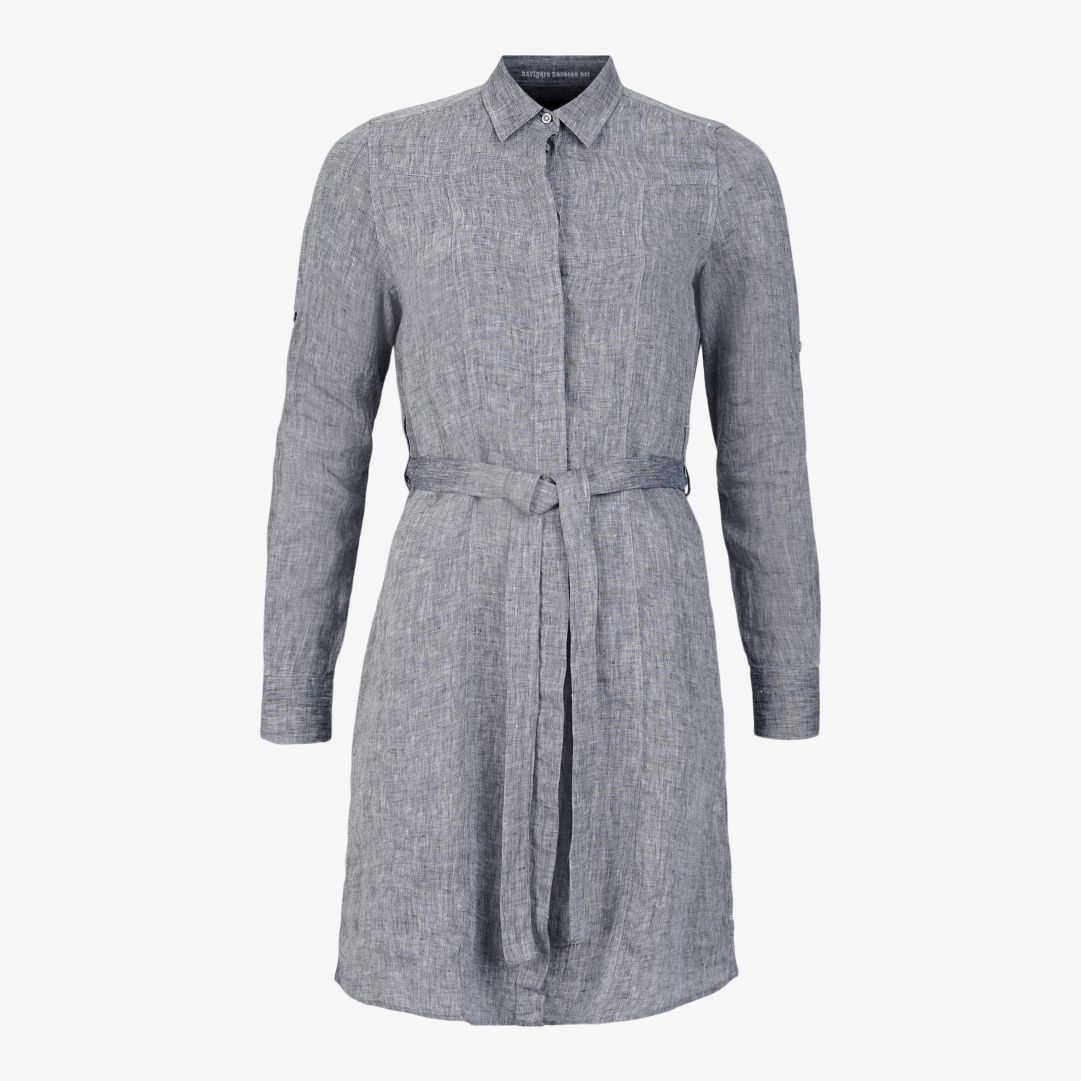 Pelle P Women's Linen Flare Long Shirt