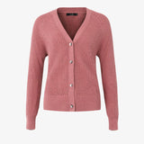 W Mons Knitted Cardigan, Cold Blush