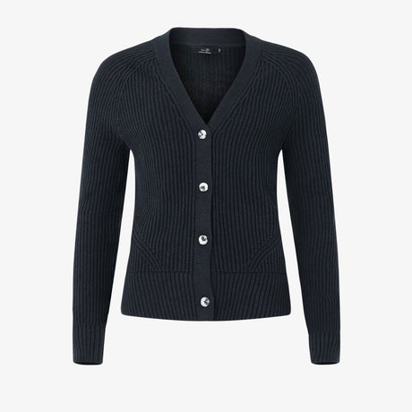 W Mons Knitted Cardigan, Dk Navy Blue
