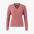 W Mons V-neck LS, Cold Blush