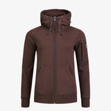 W P-hoodie, Carob Brown