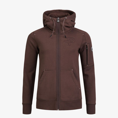 W P-hoodie, Carob Brown