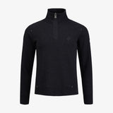 W P-Half Zip, Charcoal Melange