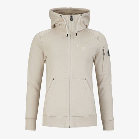 W P-hoodie, Lt. Beige Oak