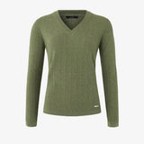 Pelle P Women's Tiller Herringbone V-neck
