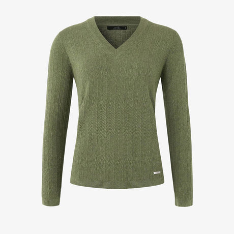 Pelle P Women's Tiller Herringbone V-neck