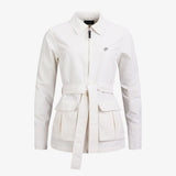 W Vela Jacket, Sand Dollar White