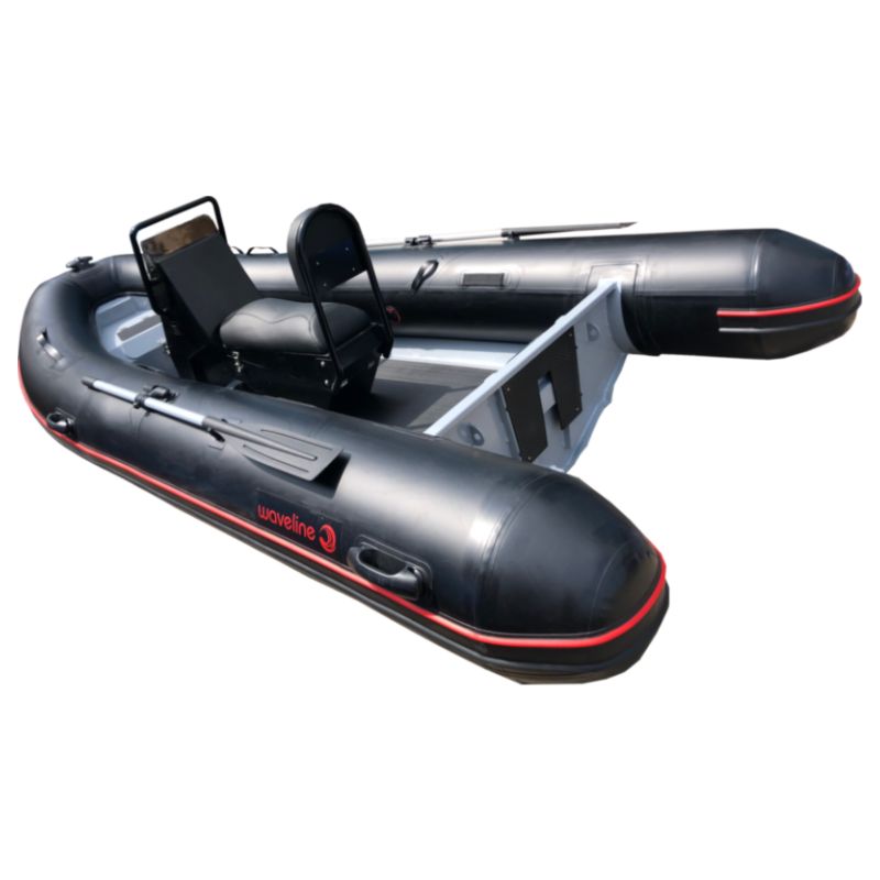 Black WL 2.7m Aluminium RIB Double hull