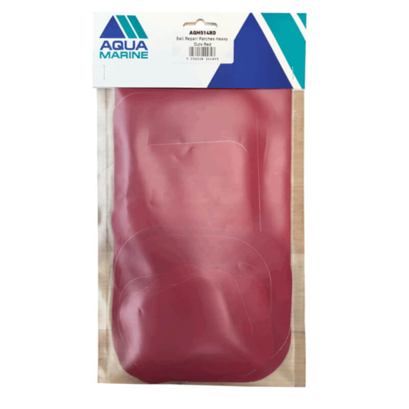 Aqua Marine Sail Repair Patches Heavy Duty - Red