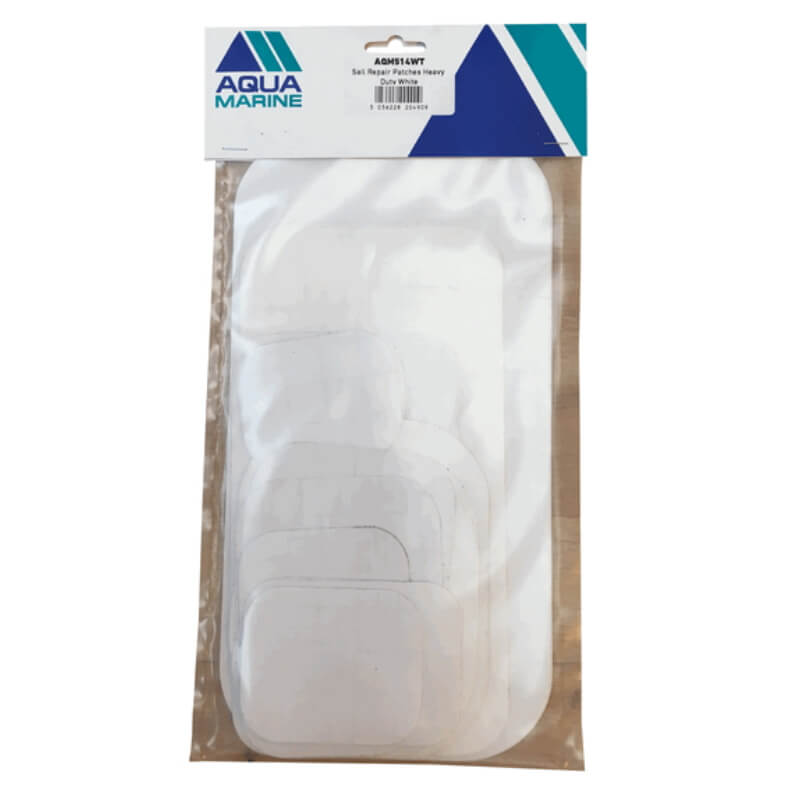 Aqua Marine Sail Repair Patches Heavy Duty - White