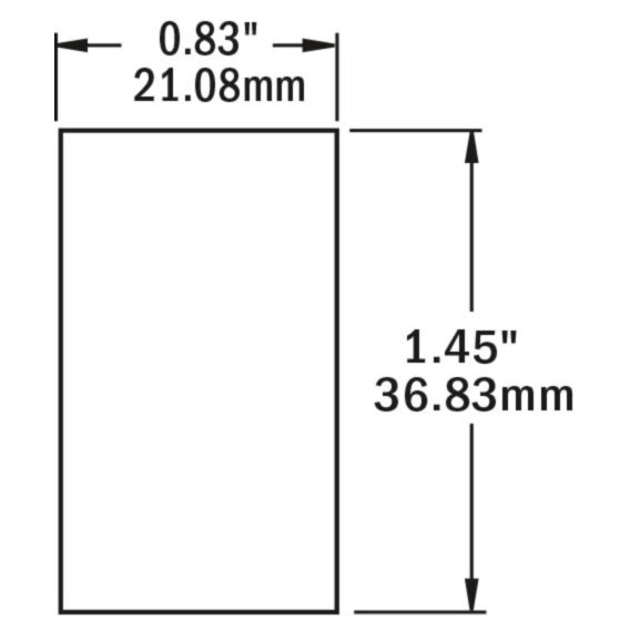 Blue Sea Systems Switch Contura DPD On-On