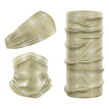 Giraffe Snood Multifunctional Headwear - Cream Compass