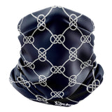 Giraffe Snood Multifunctional Headwear - Navy Knots