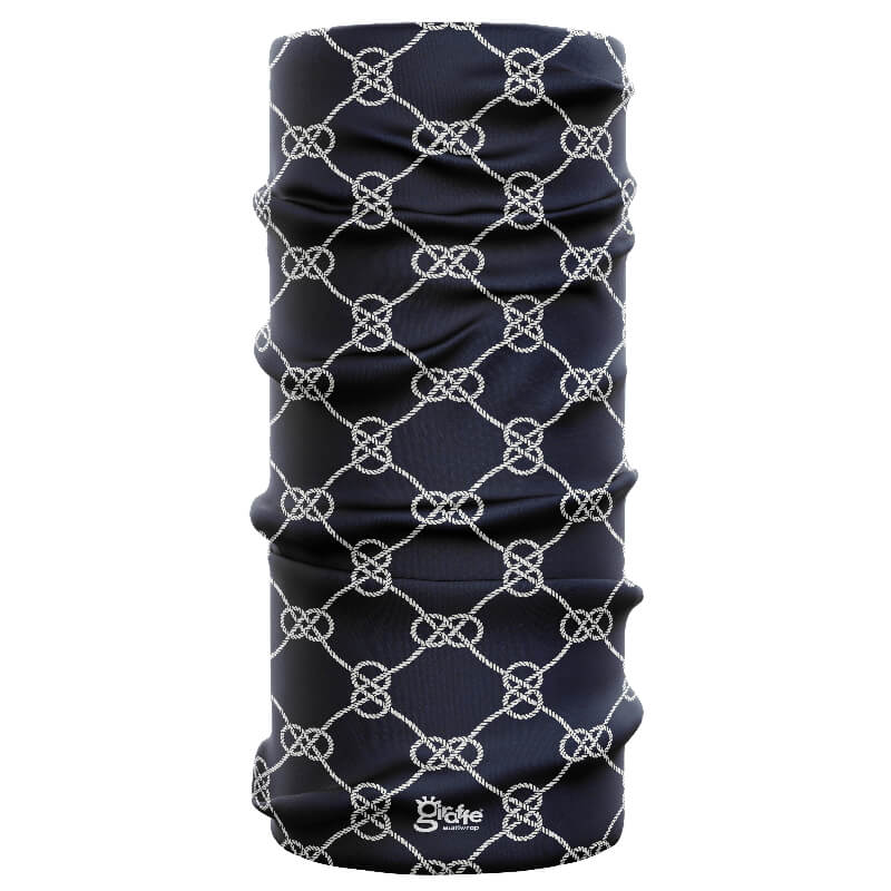 Giraffe Snood Multifunctional Headwear - Navy Knots