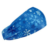 Giraffe Snood Multifunctional Headwear - Blue Snowflake