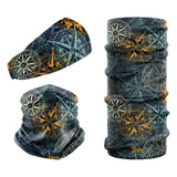Giraffe Snood Multifunctional Headwear - Vintage Compass