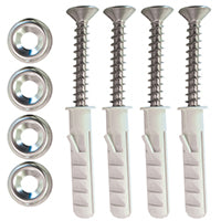Lalizas Wall Mounting Kit for Lifebuoy Ring Container