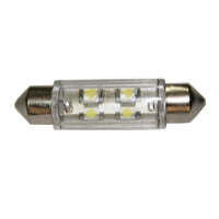 Lalizas Bulb 12V, LED, T11 39mm, cool white - 2x4 LEDs 360o