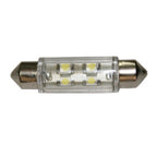 Lalizas Bulb 12V, LED, T11 39mm, cool white - 2x4 LEDs 360o