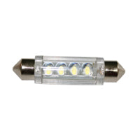 Lalizas Bulb 12V, LED, T11 41mm, cool white - 4 LEDs