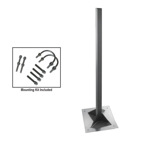 Lalizas Deck Pole Base for Lifebuoy Ring Case