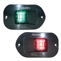 Lalizas FOS LED 12 Set Port &amp; Starboard Light side recessed mount 112.5°