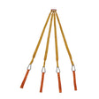 Lalizas Four Point Bridle for Basket Stretcher (72544)